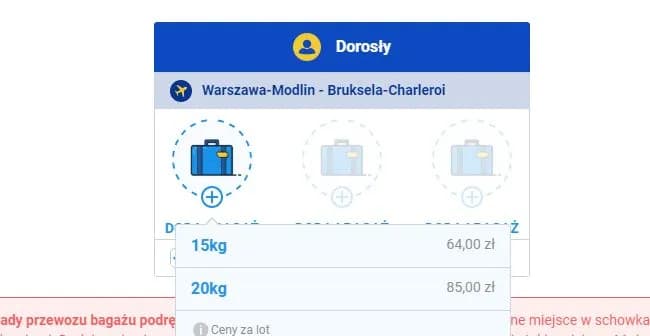 Ile kosztuje dodatkowy bagaż w Ryanair? Sprawdź ceny i zasady