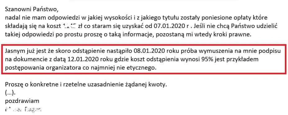 Jak napisać odwołanie od reklamacji biura podróży i odzyskać pieniądze