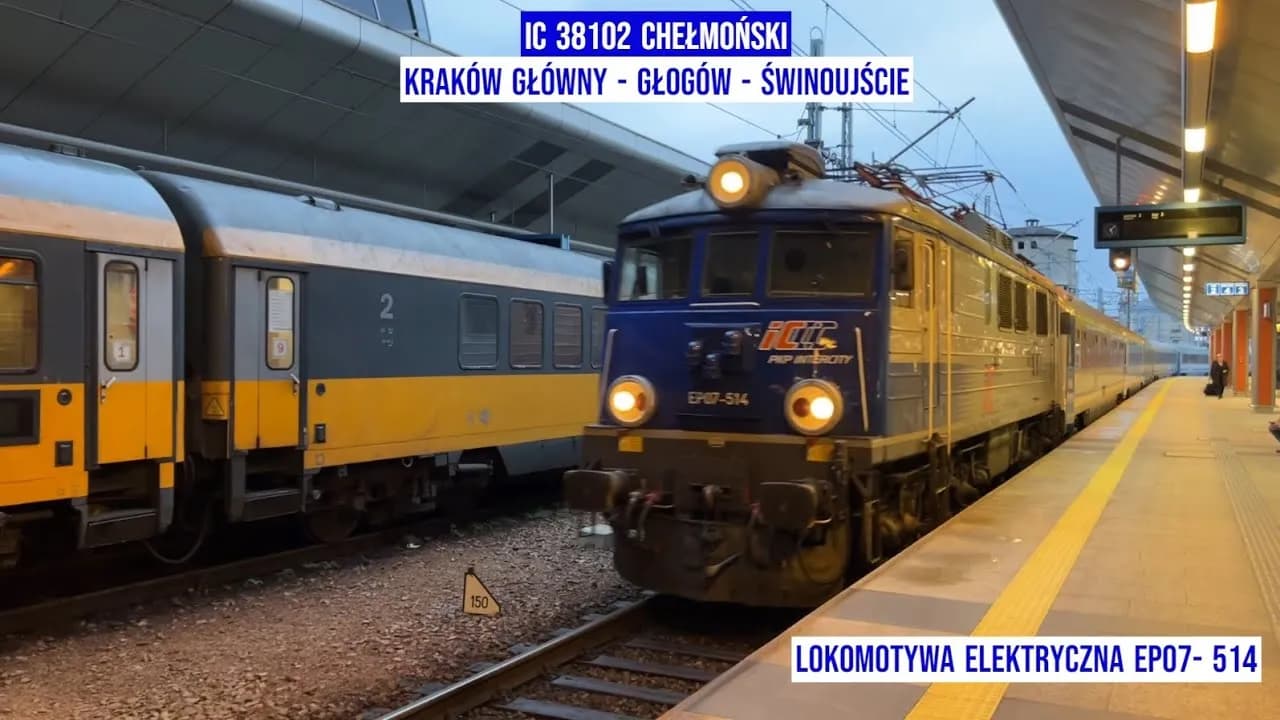 Gdzie odjeżdża pociąg IC 6304 Chełmoński? Sprawdź szczegóły!